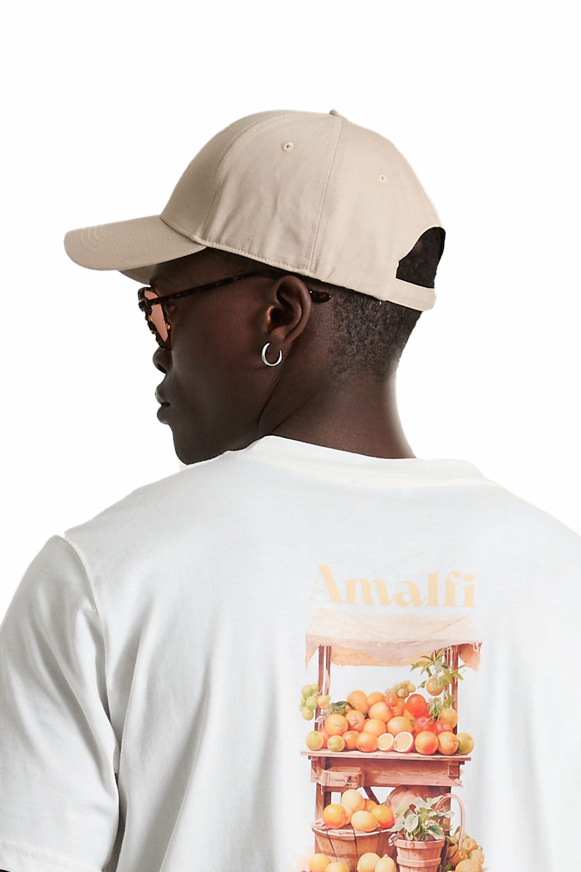 Hat Box Logo Beige