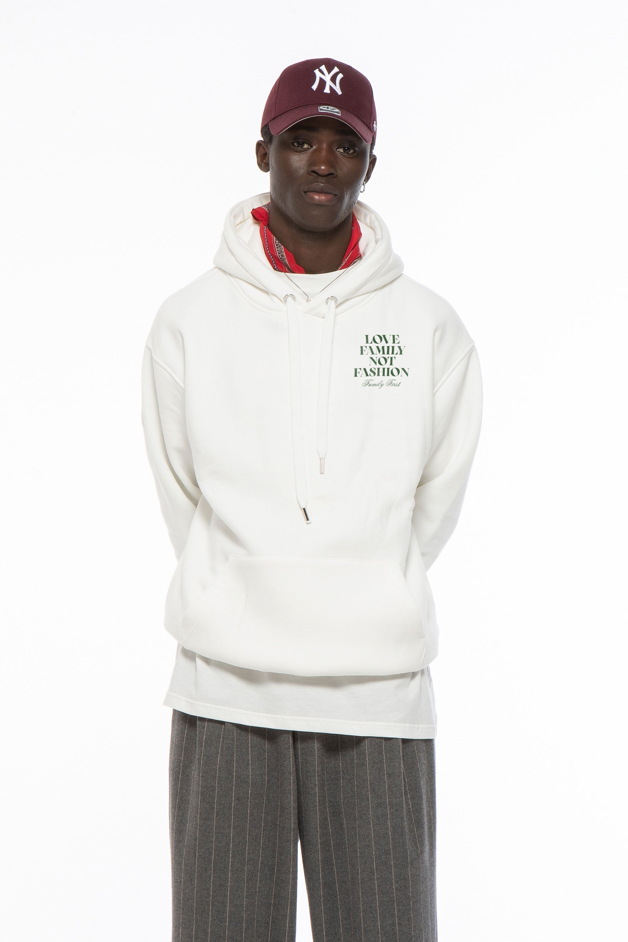 Hoodie "LFNF" White